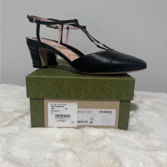 Gucci Black Leather Heels - Picture 6 of 7